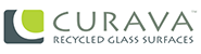 Curava recycled glass surfaces