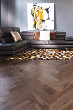 Mirage flooring - herringbone wood floor