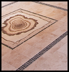 tile, mosaic inlay