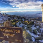 sign marking the summit of Mt. Washingont